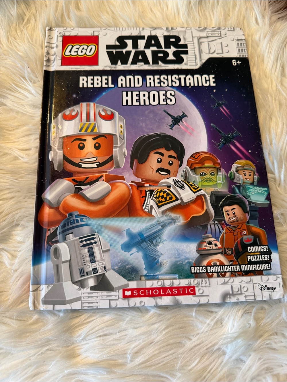 LEGO Star Wars Rebel and Resistance Heroes Book - Blue & Orange Cover